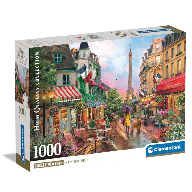Parisian Bloom Puzzle A Floral Escape 1000 Pieces